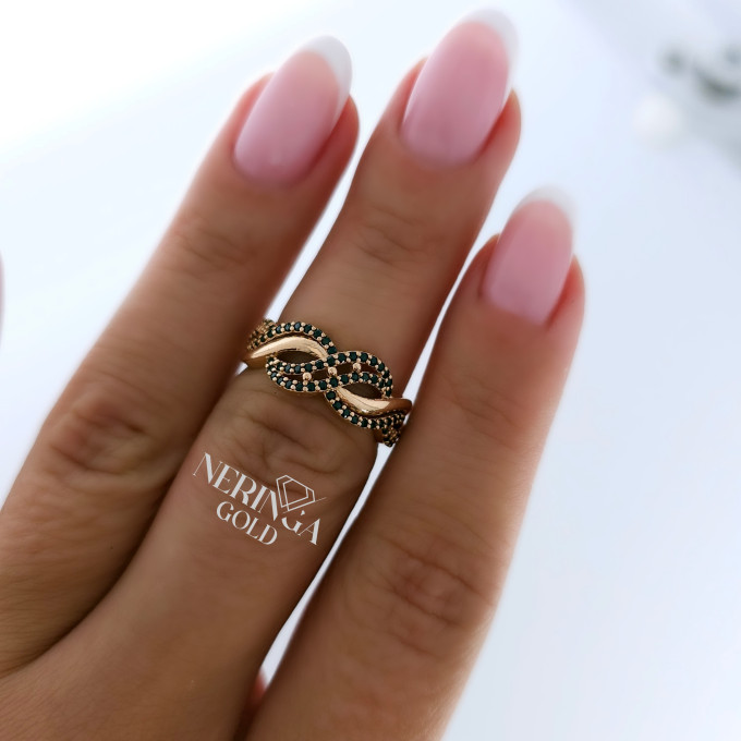 Rose gold women's ring #60978 Rose gold women's ring #60978