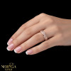 Rose gold women's ring #65044