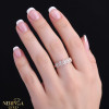 Rose gold women's ring #65327