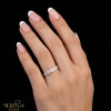 Rose gold women's ring #67937
