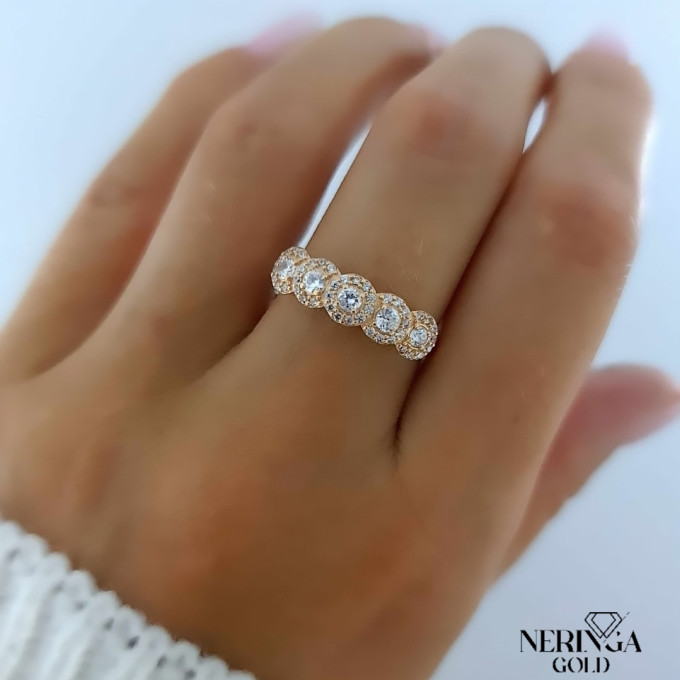 Rose gold women's ring #65327 Rose gold women's ring #65327