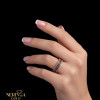 Rose gold women's ring #64908
