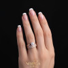 Rose gold women's ring #65363