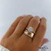 Rose gold women's ring #61260 Rose gold women's ring #61260