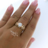 Rose gold women's ring #63079 Rose gold women's ring #63079