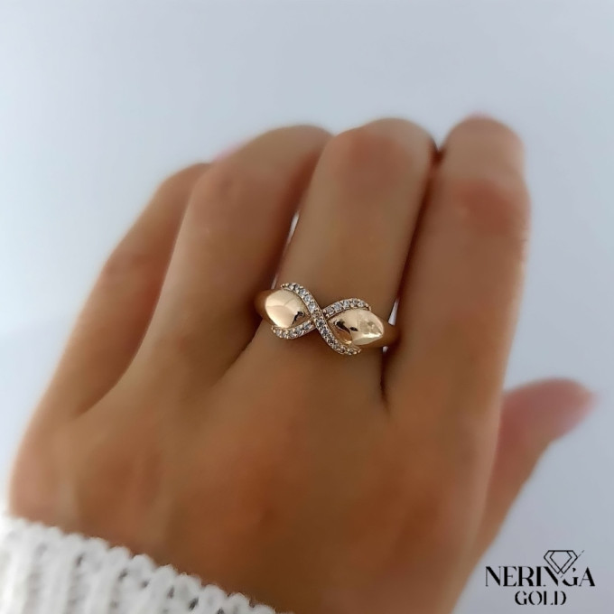 Rose gold women's ring #61318 Rose gold women's ring #61318