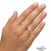 Rose gold women's ring #65689