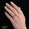 Rose gold women's ring #65739