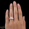 Rose gold women's ring #67943