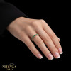 Rose gold women's ring #65647