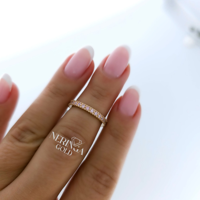 Rose gold women's ring #61209 Rose gold women's ring #61209