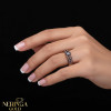 Rose gold women's ring #65557