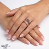 Rose gold women's ring #59978