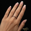 Rose gold women's ring #65062
