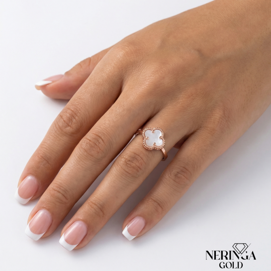 Rose gold women's ring #67446