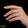 Rose gold women's ring #67594