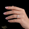 Rose gold women's ring #67604