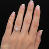 Rose gold women's ring #67601