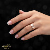 Rose gold women's ring #67611