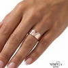 Rose gold women's ring #68976
