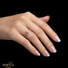Rose gold women's ring #67613