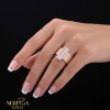 Rose gold women's ring #67727