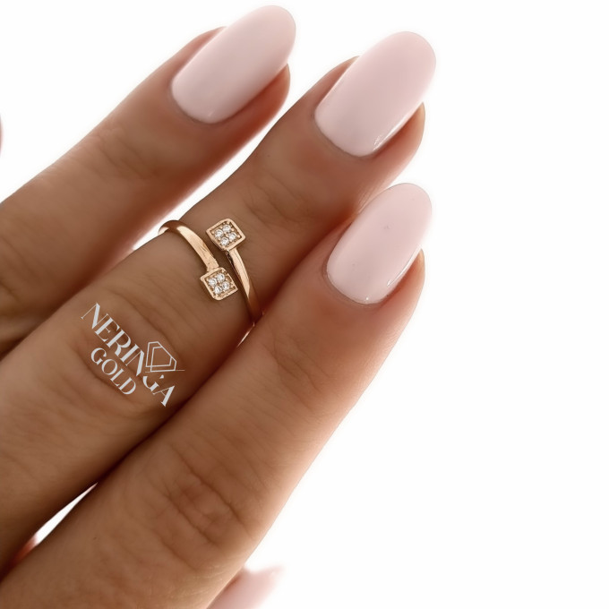Rose gold women's ring #63799 Rose gold women's ring #63799