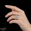 Rose gold women's ring #65606