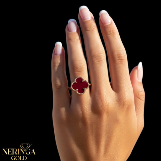 Rose gold women's ring #60048