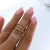 Rose gold women's ring #61014 Rose gold women's ring #61014