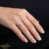 Rose gold women's ring #65286