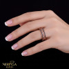 Rose gold women's ring #65756