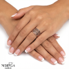 Rose gold women's ring #65714