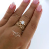 Rose gold women's ring #60035 Rose gold women's ring #60035