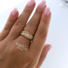 Rose gold women's ring #60983