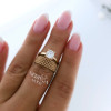 Rose gold women's ring #60974 Rose gold women's ring #60974