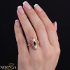 Rose gold women's ring #65743