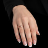 Rose gold women's ring #64980