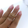Rose gold women's ring #63407 Rose gold women's ring #63407