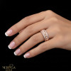Rose gold women's ring #67948