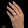 Rose gold women's ring #67945