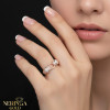 Rose gold women's ring #67373