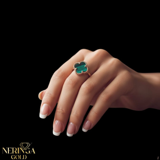 Rose gold women's ring #65649