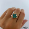Rose gold women's ring #61038