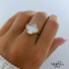 Rose gold women's ring #61296 Rose gold women's ring #61296
