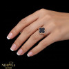 Rose gold women's ring #65042