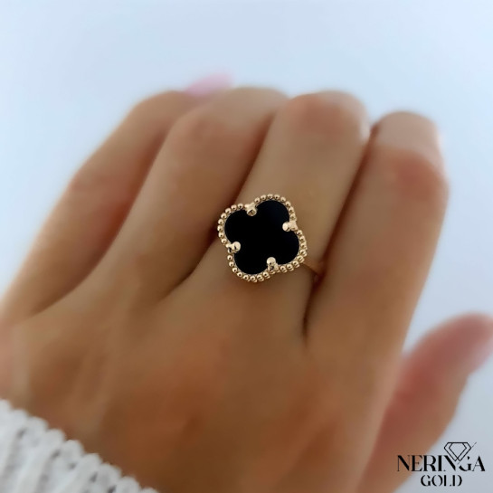 Rose gold women's ring #65042