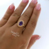 Rose gold women's ring #62606 Rose gold women's ring #62606