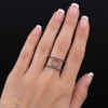 Rose gold women's ring #60020