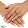 Rose gold women's ring #67444